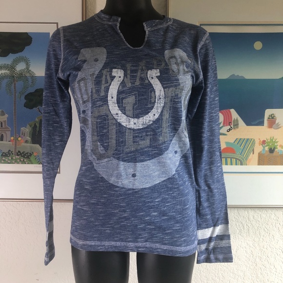 Team Apparel Colts T-Shirt Women's Sizes S,M,L, - Picture 1 of 4